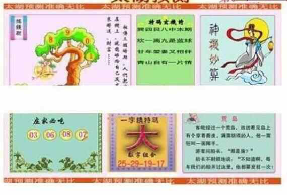 24005期: 太湖图福彩3D精品预测