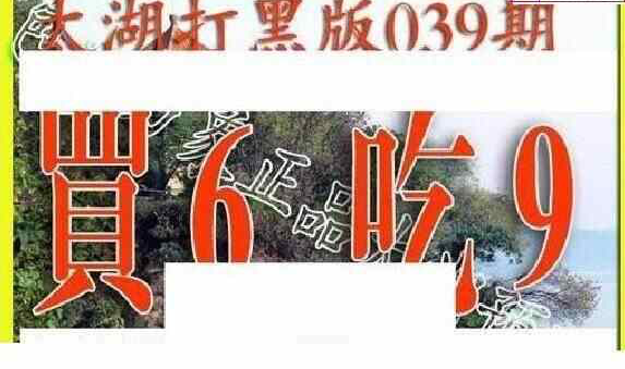 24039期: 太湖图福彩3D精品预测