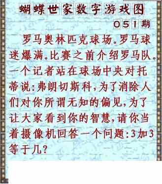 24051期: 3D蝴蝶世家蝴蝶彩图