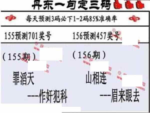23156期: 福彩3D丹东全图分析
