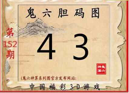 23152期: 福彩3D鬼六神算图