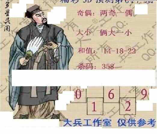 24017期: 大兵福彩3D黄金报图版