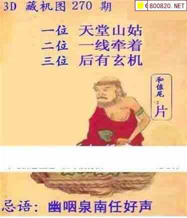23270期: 白老3D杀码图版