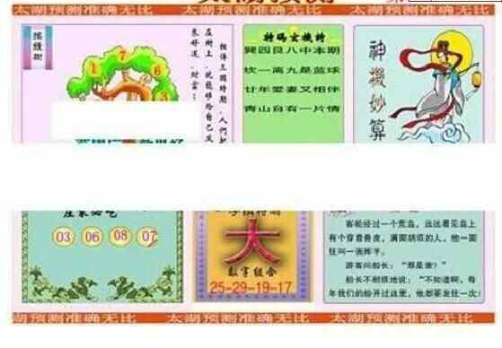 23329期: 太湖图福彩3D精品预测