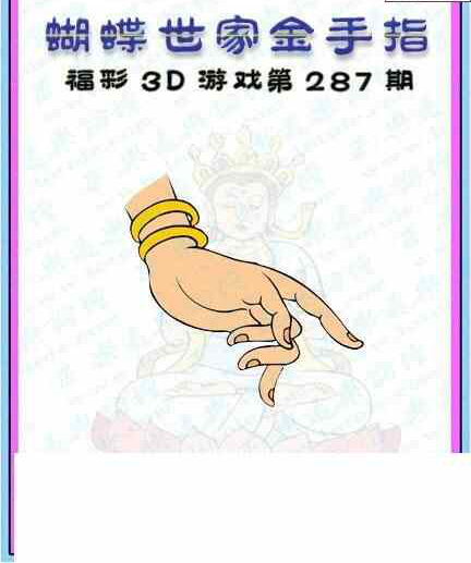 23287期: 3D蝴蝶世家蝴蝶彩图