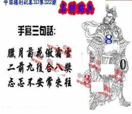 23322期: 福彩3D丹东全图分析