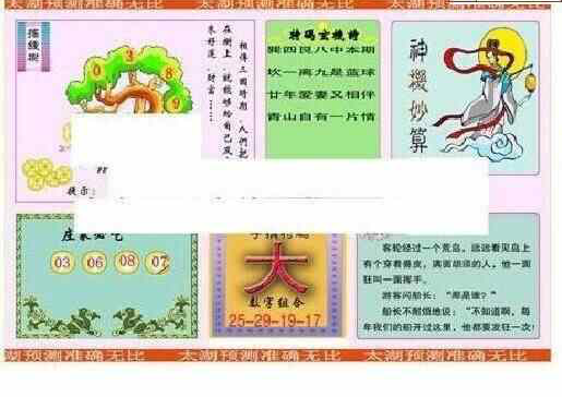 23286期: 太湖图福彩3D精品预测