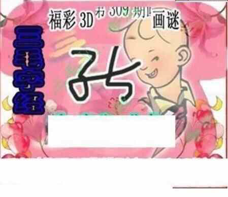 23309期: 三毛3D精品图谜