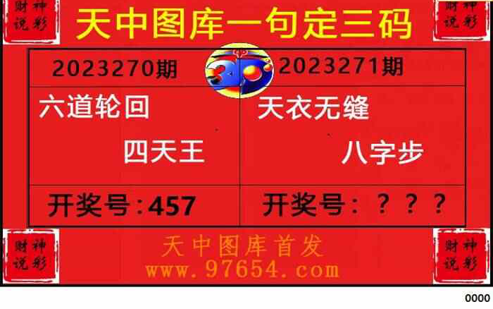 23271期: 财神说彩3D全套图版