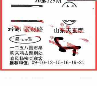 23329期: 福彩3D丹东全图分析