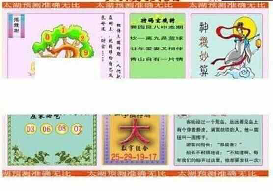 23335期: 太湖图福彩3D精品预测