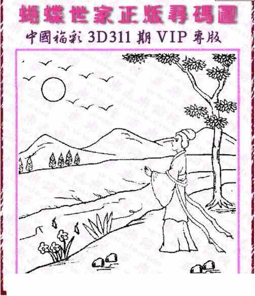 23311期: 3D蝴蝶世家蝴蝶彩图