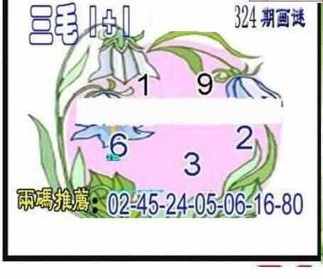 23324期: 三毛3D精品图谜