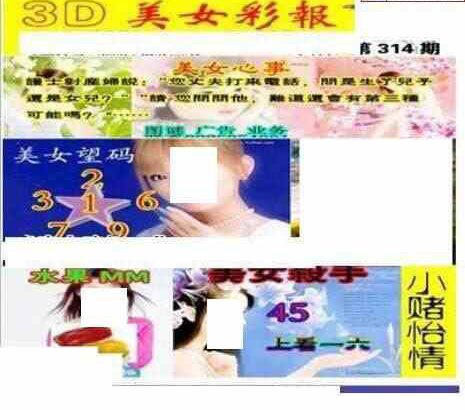 23314期: 三毛3D精品图谜