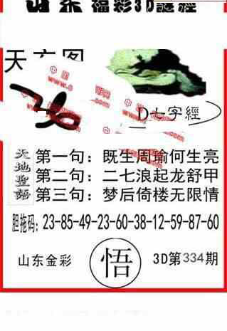 23334期: 福彩3D丹东全图分析