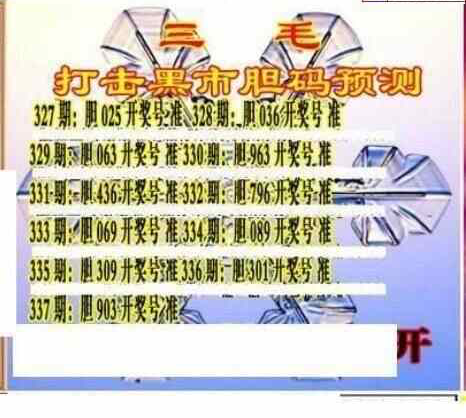 23337期: 三毛3D精品图谜