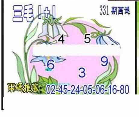 23331期: 三毛3D精品图谜