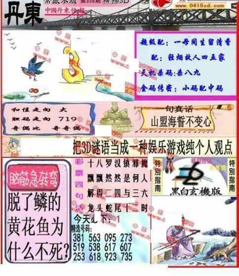 23338期: 福彩3D丹东全图分析