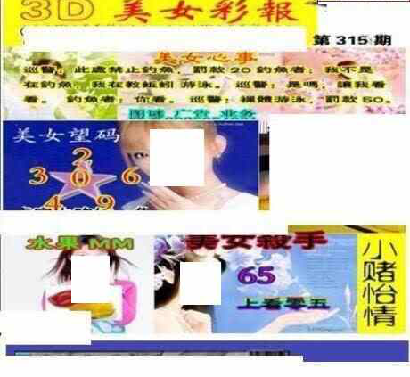 23315期: 三毛3D精品图谜