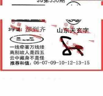 23330期: 福彩3D丹东全图分析