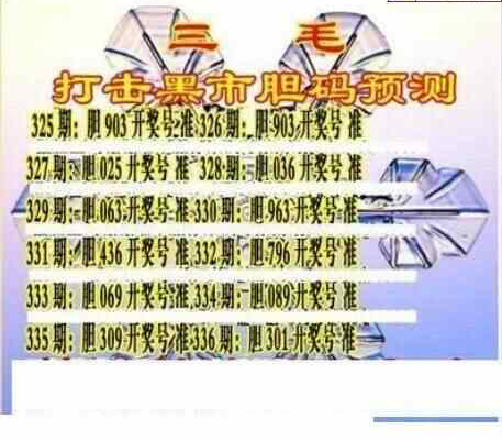 23336期: 三毛3D精品图谜