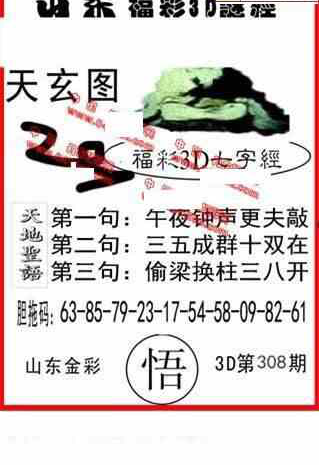 23308期: 福彩3D丹东全图分析