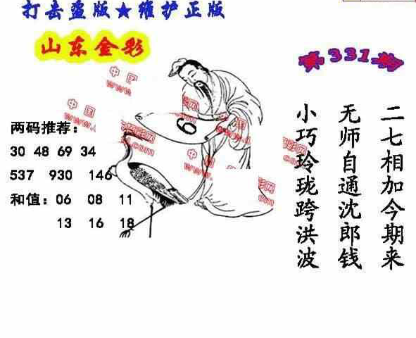 23331期: 福彩3D丹东全图分析
