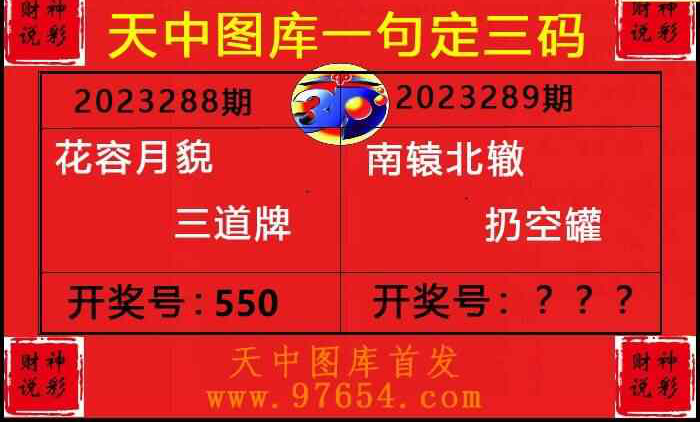 23289期: 财神说彩3D全套图版