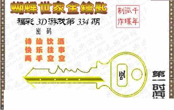 23334期: 3D蝴蝶世家蝴蝶彩图