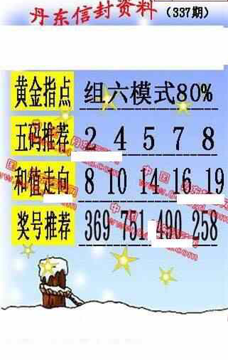 23337期: 福彩3D丹东全图分析