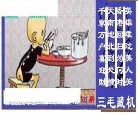 23331期: 三毛3D精品图谜