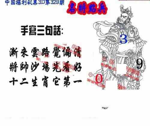 23329期: 福彩3D丹东全图分析