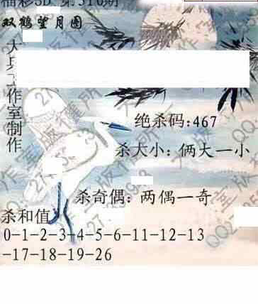 23310期: 大兵福彩3D黄金报图版