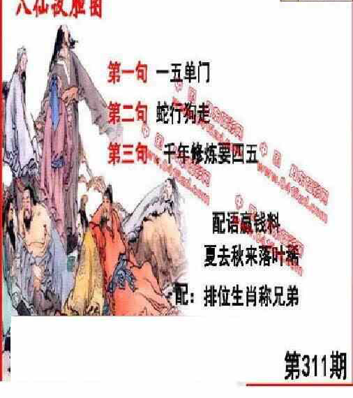 23311期: 福彩3D丹东全图分析