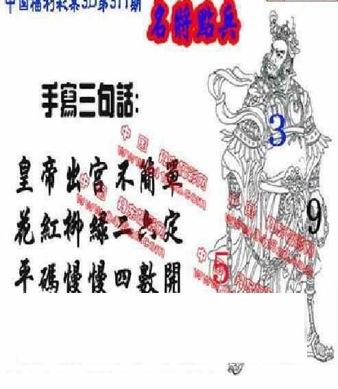 23311期: 福彩3D丹东全图分析