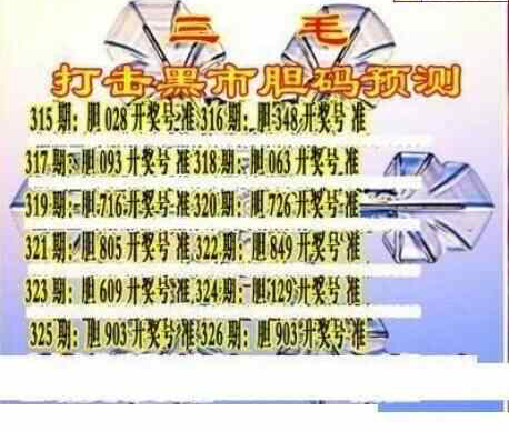 23326期: 三毛3D精品图谜