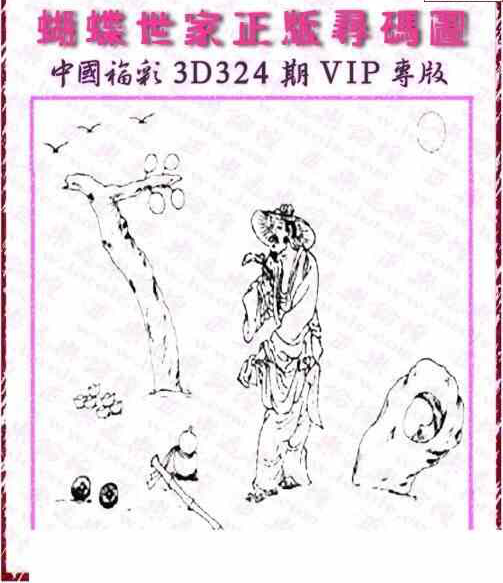 23324期: 3D蝴蝶世家蝴蝶彩图