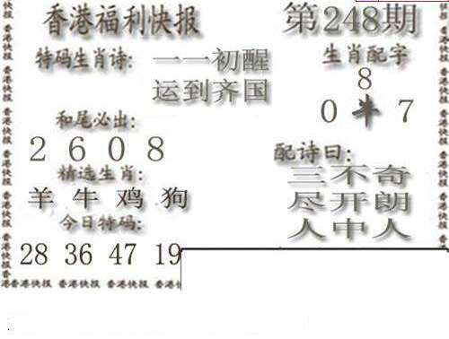 23248期: 白老3D杀码图版