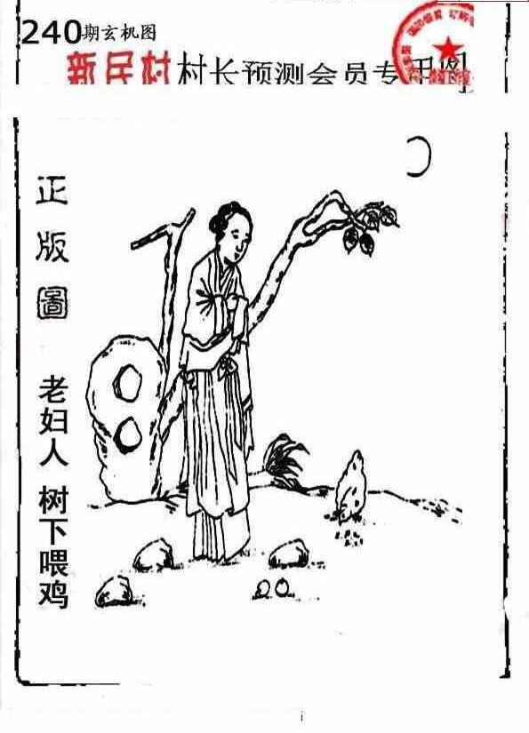 23240期: 老村长福彩3D天天图谜