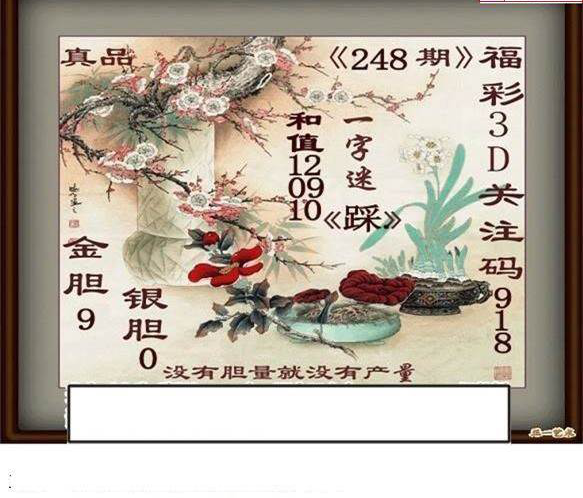 23248期: 白老3D杀码图版