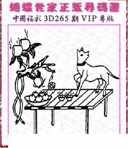 23265期: 3D蝴蝶世家蝴蝶彩图