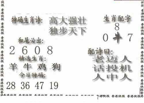 23208期: 白老3D杀码图版