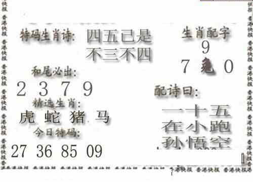 23219期: 白老3D杀码图版