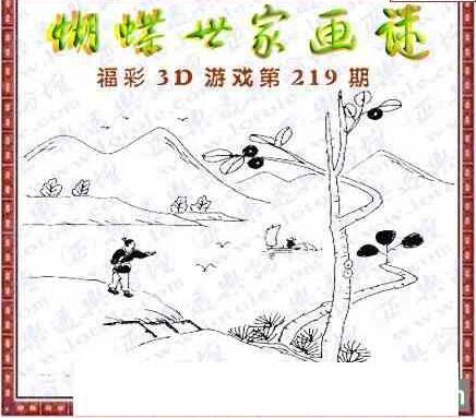 23219期: 3D蝴蝶世家蝴蝶彩图