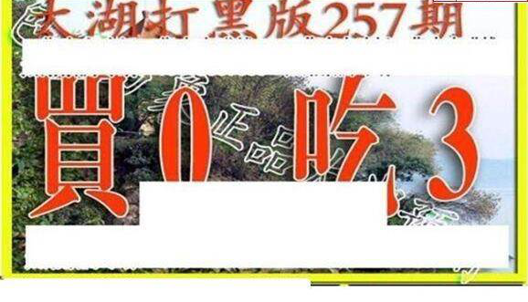 23257期: 太湖图福彩3D精品预测