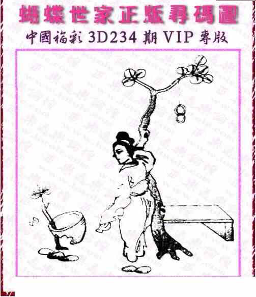 23234期: 3D蝴蝶世家蝴蝶彩图