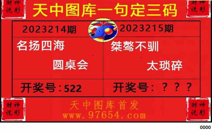 23215期: 财神说彩3D全套图版