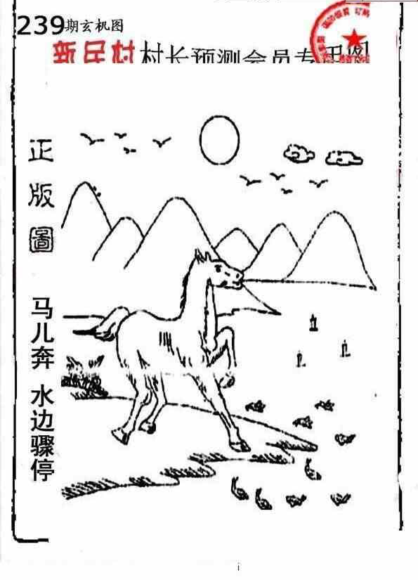 23239期: 老村长福彩3D天天图谜