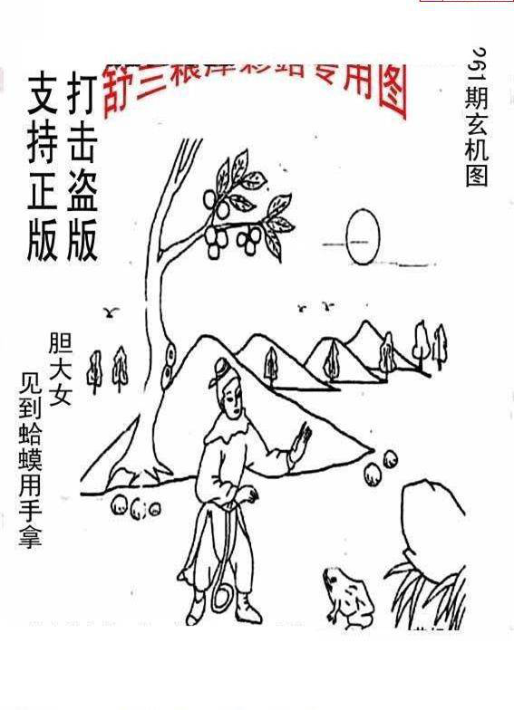 23261期: 老村长福彩3D天天图谜