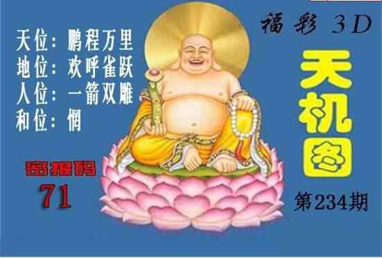 3D234期: 3D北盟天机图